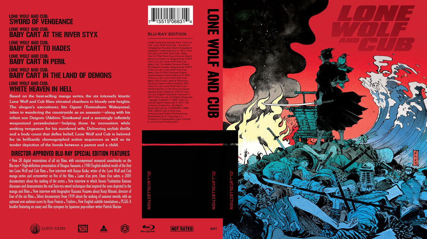 Lone Wolf And Baby Cart 1-6 Blu-ray